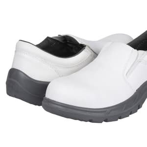 Karam Men's Executive Abwarf Safety Shoe - Fibre Toe (White), FS13RG