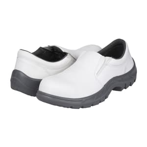 Karam Men's Executive Abwarf Safety Shoe - Fibre Toe (White), FS13RG