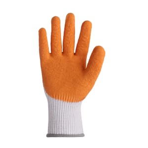 Karam Orange Supported Hand Gloves (Small) - Pack Of 12, HS11