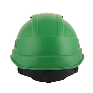 Karam ISI Marked Shelblast Safety Helmet With Plastic Cradle Peak & Ratchet Type Adjustment (Hyd Green), PN542