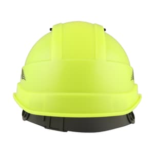 Karam ISI Marked Shelblast Safety Helmet Without Peak (Fluorescent Green), PN545