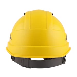 Karam ISI Marked Shelblast Safety Helmet Without Peak (Lemon Yellow), PN545