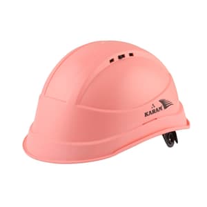 Karam ISI Marked Shelblast Safety Helmet Without Peak (Pink), PN545