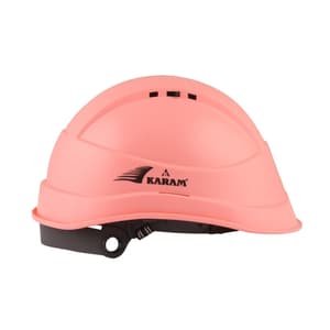 Karam ISI Marked Shelblast Safety Helmet Without Peak (Pink), PN545