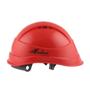 Karam ISI Marked Shelblast Safety Helmet Without Peak (Red), PN545