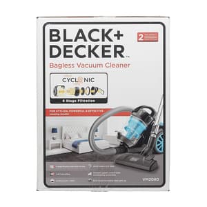 Black+Decker 2000W Cannister Multicyclonic Vacuum Cleaner (Bagless), VM2080-B5
