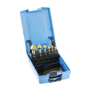 Hogert 6 Pcs Titanium-coated Metal Chamfer Set, HT6D190