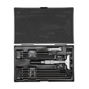 Mitutoyo 0 - 150 mm Depth Micrometer with Interchangeable Rods (63.5 mm Base Width), 129-112