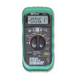 Metravi 4000 Counts / 1.5 times/sec Sampling Time Four In One Digital Environmental Meter With PC Interface, ET-2