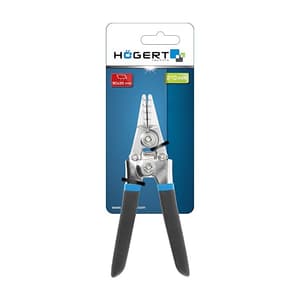 Hogert 8 inch / 210 mm Profile Forming Plier (Straight 80 × 35 mm), HT1P393