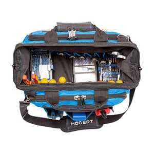 Hogert 43 x 20 x 37 cm Heavy Duty Electrician Tool Bag, HT7G200