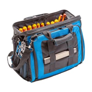 Hogert 43 x 20 x 37 cm Heavy Duty Electrician Tool Bag, HT7G200