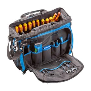 Hogert 43 x 20 x 37 cm Heavy Duty Electrician Tool Bag, HT7G200