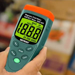 Metravi 3-1/2 Digit / 1999 Magnetic Field EMF ELF Meter, EMF-823