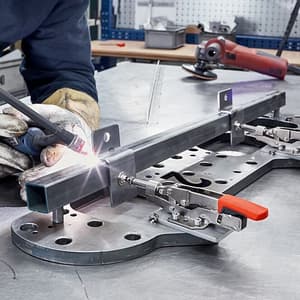 Bessey 35 mm Push/Pull Clamp with Horizontal Base Plate, STC-IHH25