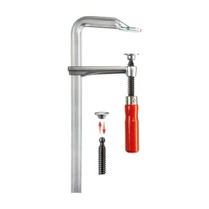 Bessey 200 mm All-Steel Screw Clamp with Tried & Tested Wooden Handle, GZ20