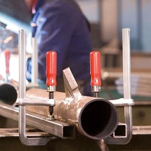 Bessey 200 mm All-Steel Screw Clamp with Tried & Tested Wooden Handle, GZ20