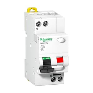Schneider Electric 30 mA / 40 Amp AC Residual Current Breaker Overload - DPN N Vigi (1 Pole + N), A9N19669