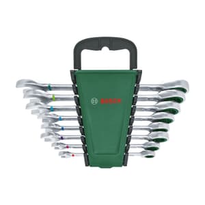Bosch 8 Pcs Ratchet Combination Wrench Set, 1 600 A02 7PS