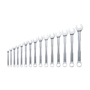 Bosch 15 Pcs Combination Wrench Set, 1 600 A02 Z9E