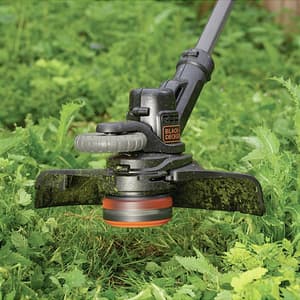 Black+Decker 18V / 28 cm Cordless Power Command String Trimmer With Batteries & Charger, STC1820EPCF-B1