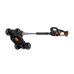Black+Decker 3-in-1 Lawn Mower With Deck Attachment For Strimmer, CM100-B1
