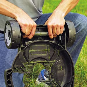 Black+Decker 3-in-1 Lawn Mower With Deck Attachment For Strimmer, CM100-B1