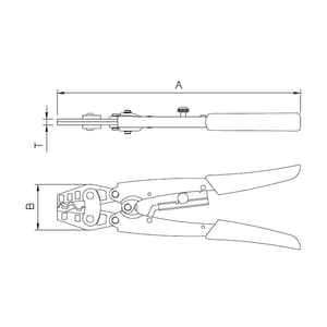 Taparia 11 inch / 275 mm Crimping Tool, CTR16