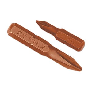 Taparia PH0 x 50 mm Length Phillips Single Head Screw Driver Bits (Pack of 50 Pcs), SBP 500