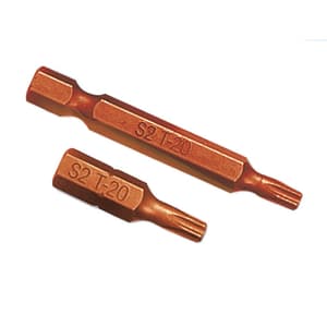 Taparia T10 x 50 mm Length Torx Head Screw Driver Bits (Pack of 50 Pcs), SBT 5010