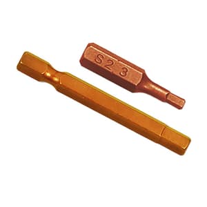 Taparia 50 mm (Length) x 1/16 inch Hexagon Head Screw Driver Bits (Pack of 50 Pcs), SBH 50116