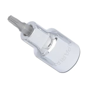 Taparia T15, 1/4 Inch Sq. Drive Torx Bit Sockets, AT 15