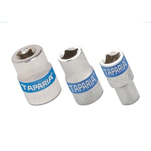 Taparia 12 mm, 1/4 Inch Square Drive Sockets, A 12H