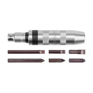 Yato 8 Pcs Impact Screw Driver Set with Metal Handle, YT-2801