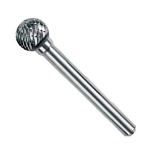 Totem 3.00 x 38 mm Ball Tungsten Carbide Rotary Burr, MS0