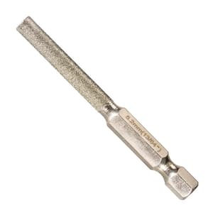 Makita 1/4 inch Hex Shank 5.2 mm Dia Round File Bit for filing saw chains (13/64 inch), D-73776