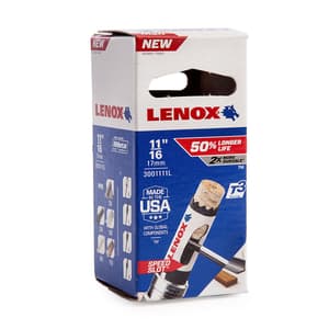 Lenox 17 mm / 11/16 inch Bi-Metal Speed Slot Hole Saw With T3 Technology, 3001111L