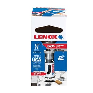 Lenox 21 mm / 13/16 inch Bi-Metal Speed Slot Hole Saw With T3 Technology, 3001313L