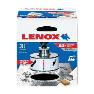 Lenox 92 mm / 3-5/8 inch Bi-Metal Speed Slot Hole Saw With T3 Technology, 3005858L