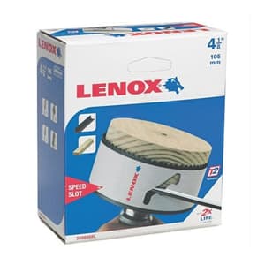Lenox 111 mm / 4-3/8 inch Bi-Metal Speed Slot Hole Saw With T3 Technology, 3007070L