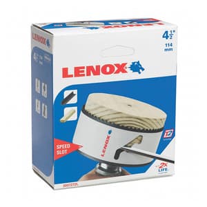 Lenox 114 mm / 4-1/2 inch Bi-Metal Speed Slot Hole Saw With T3 Technology, 3007272L
