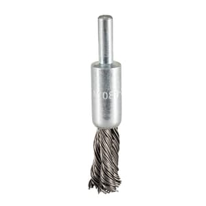 Makita 12 mm Dia. Straight Shank Knotted Wire End Brush, D-73835