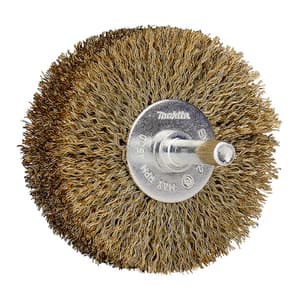 Makita 80 mm Dia x 35 mm Brush with Crimped Wire, D-67608