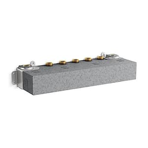 Kohler Anthem Recessed Mechanical Thermostatic 6 Outlet Valve, K-26344IN-NA