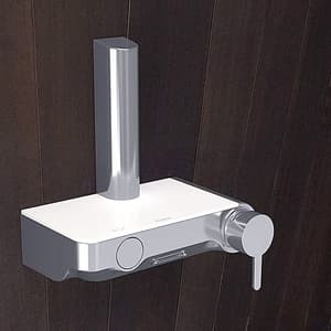 Kohler Toobi Push Button Bath & Shower Mixer Diverter In Polished Chrome Finish, K-23147IN-4-CP