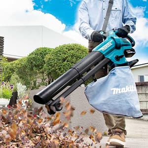 Makita 18V LXT BL 25 L Cordless Variable Speed Blower Vacuum with Rapid Charger & 1 Pcs 5.0Ah Battery, DUB187T001