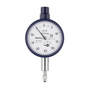 Mitutoyo 0 - 3.5 mm Dial Indicator with Lug Back, 1041A