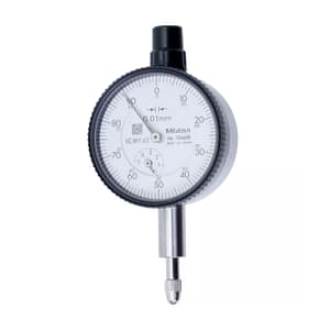 Mitutoyo 0 - 5 mm Dial Indicator with Flat Back, 1044AB