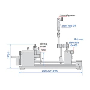Insize 3 - 25 mm Quick Positioning Concentricity Gauge without Dial test indicator, 4737-26