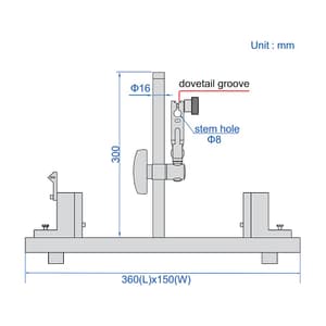 Insize 3 - 40 mm Bench Center without Dial Test Indicator, 4741-40